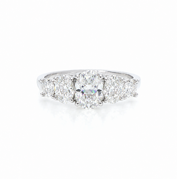 Anel Moissanite Oval
