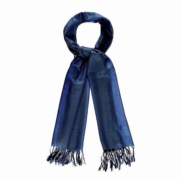 Pashimina viscose degradê azul Pas 003