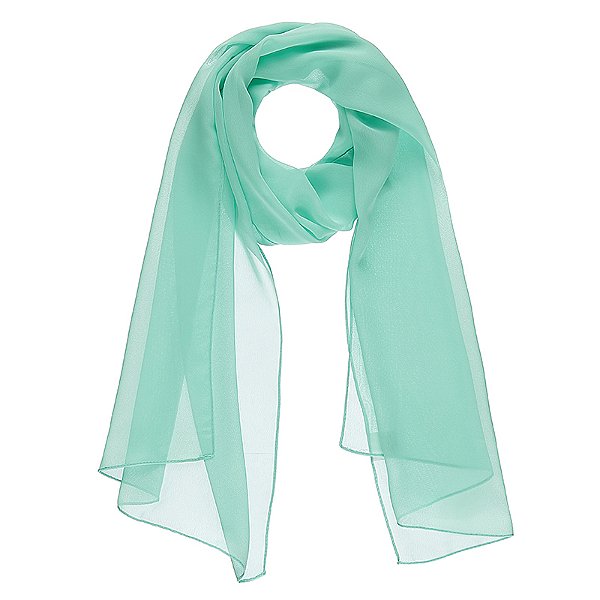 Lenço echarpe verde água LEN-032