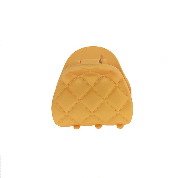 Piranha de cabelo francesa Finestra amarelo fosco matelassê N750YE