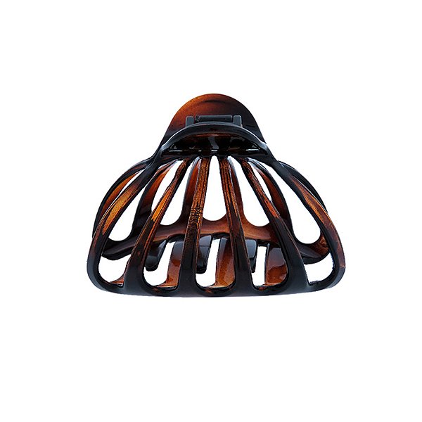 Piranha de cabelo vazada francesa Finestra tartaruga N461