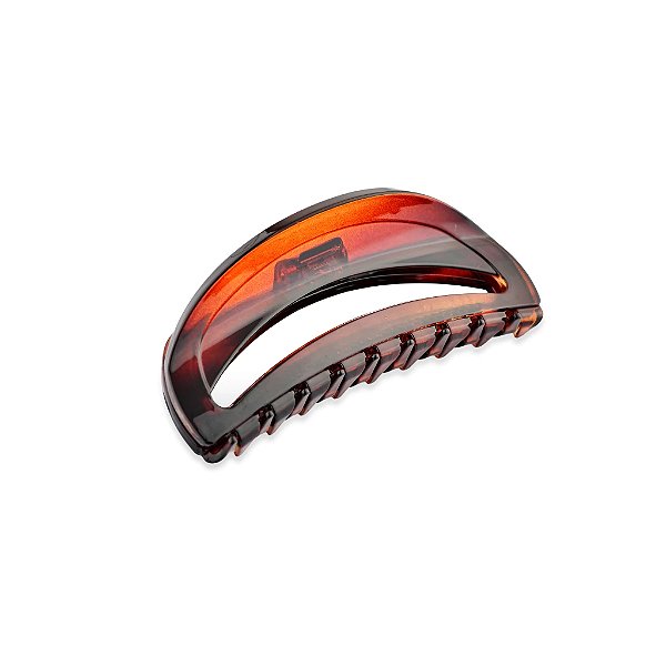 Piranha de cabelo francesa Finestra vazada marrom F22943