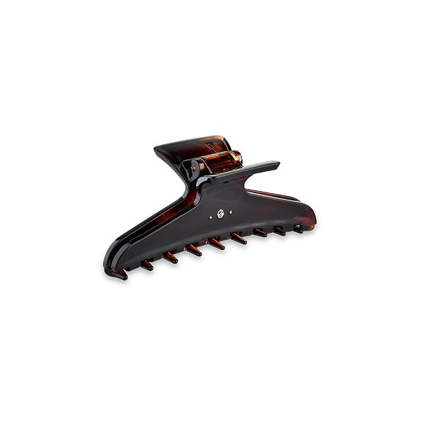 Piranha de cabelo francesa Finestra strass marrom F22941/2S