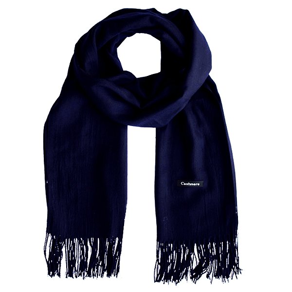 Pashimina Cashemere azul carbono Pas 014