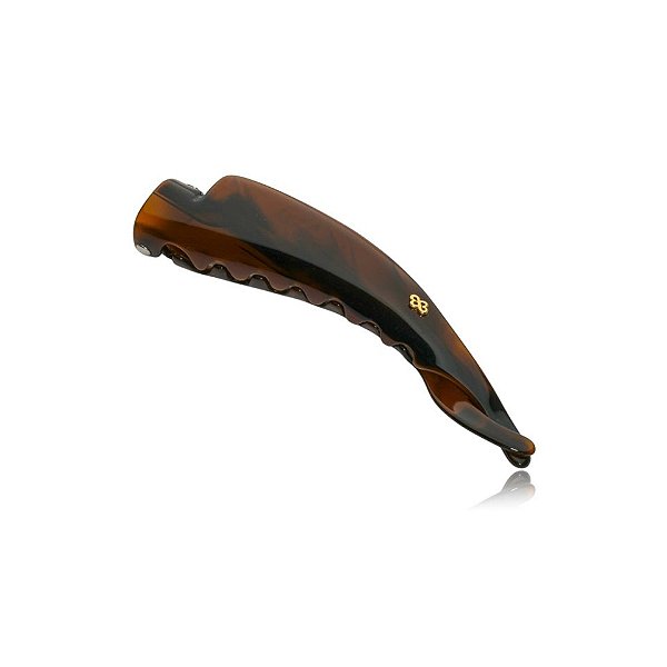 Presilha banana Bianca m acrílico marrom 60 011