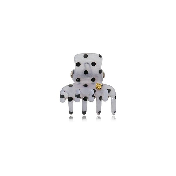 Piranha de cabelo Bianca poá preto 05 079