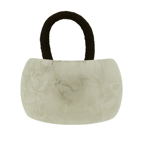 Rabicó Bianca acrílico retangular madrepérola 10 016