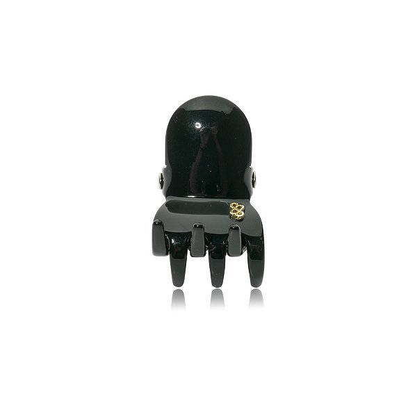 Piranha de cabelo Bianca acrílico preto 05 172