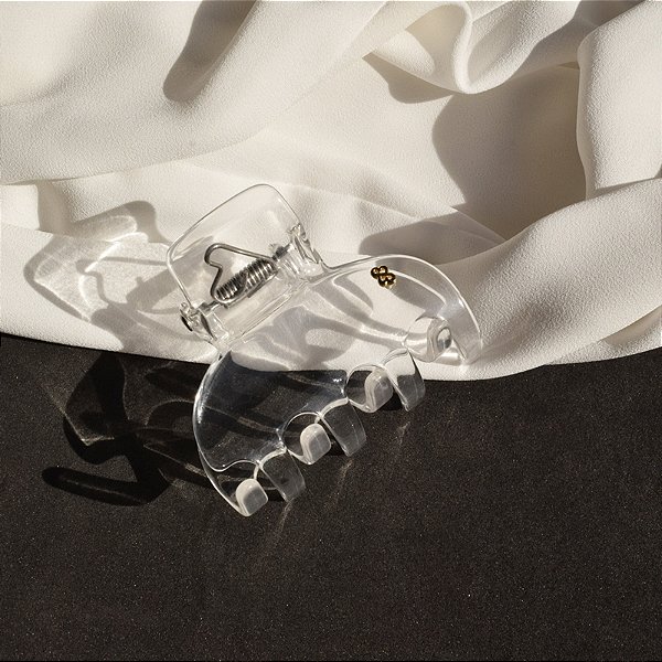 Piranha de cabelo Bianca acrilíco transparente 05 068