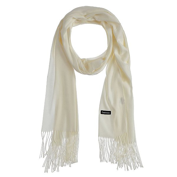 Pashimina Cashemere off white Pas 014