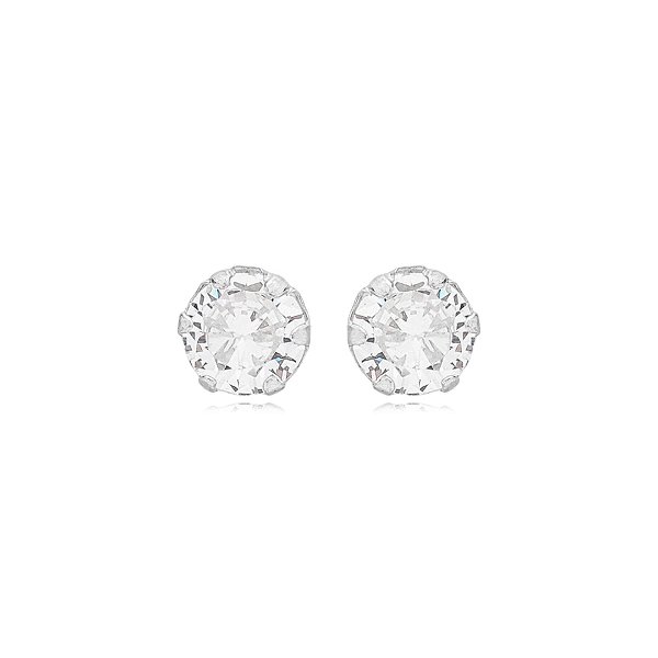 Brinco ponto de luz zircônia prata 925 4466405