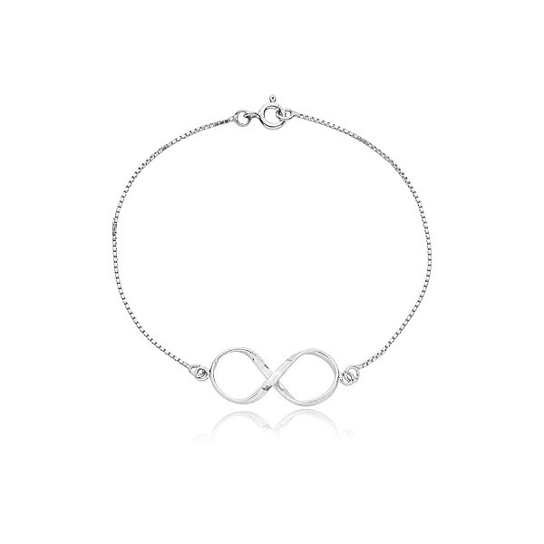 Pulseira infinito prata 925