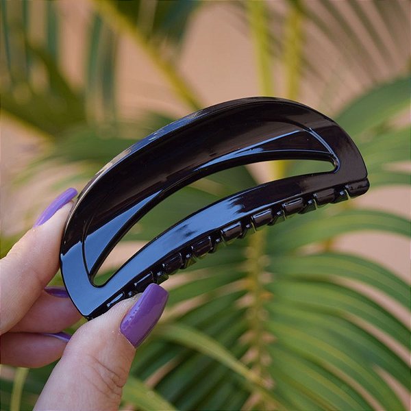 Piranha de cabelo Finestra vazada preto F22942P