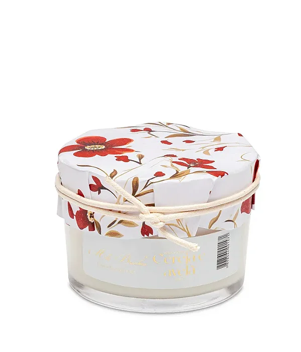 VELA AROMATICA CEREJA E AVELA FLOR - 100 G