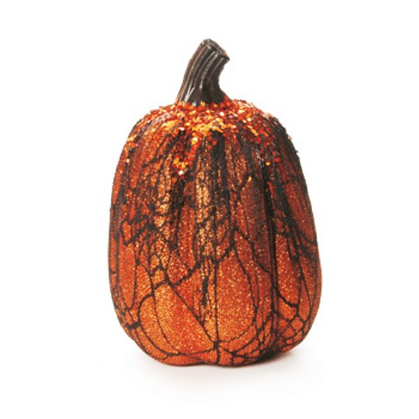 Abóbora com Glitter e Teia