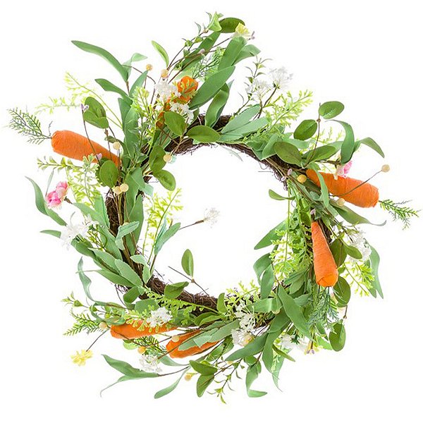 Guirlanda de Páscoa com Cenouras