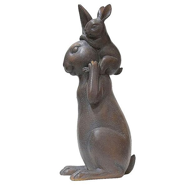 Coelho de Páscoa Papai em Resina - Chocolatudo