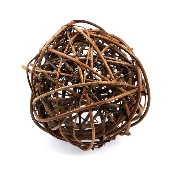 Esfera em Vime para Decorar