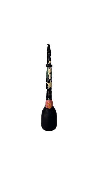 Dupla de Vela Coluna Bruxa de Halloween