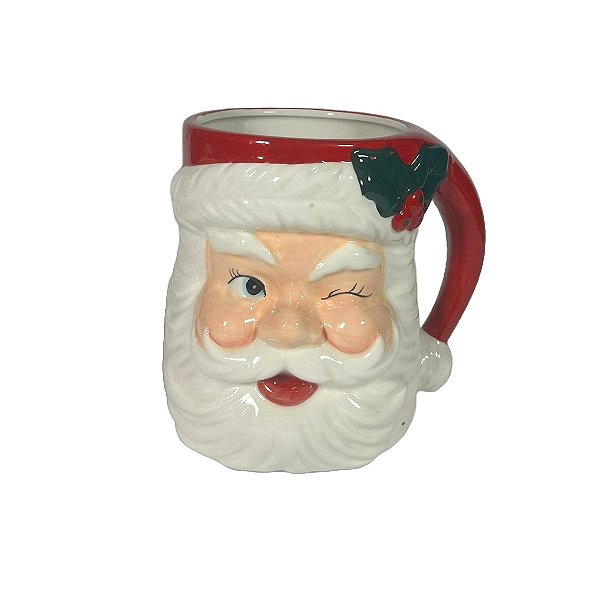 Caneca de Natal Papai Noel Retrô