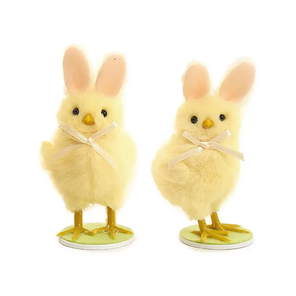 Pintinho com Orelha de Coelho da Páscoa