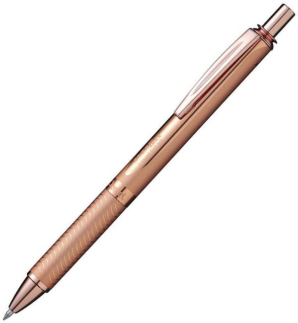 Caneta Pentel Energel Luxo Rosé BL407PG-A