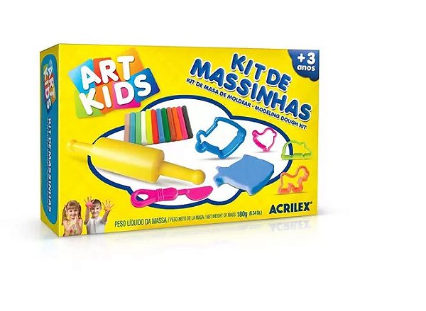 Kit De Massinhas Art Kids N.02 R.40002 180g Acrilex