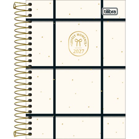 Agenda Espiral Diária 12,9 x 18,7 cm West Village 2027 Tilibra