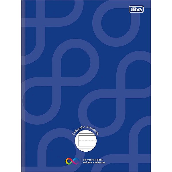 Caderno de Caligrafia Pauta Ampliada Brochura Capa Dura Tilibra Neuro 40 Fls- Sortido