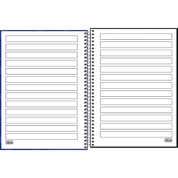 Caderno Pauta Ampliada Universitário Capa Dura Tilibra Neuro 80 Fls