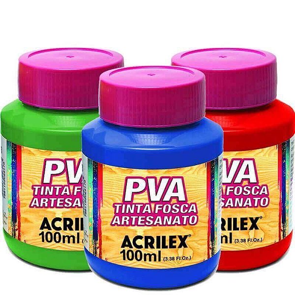 Tinta PVA Fosca 100ml Acrilex