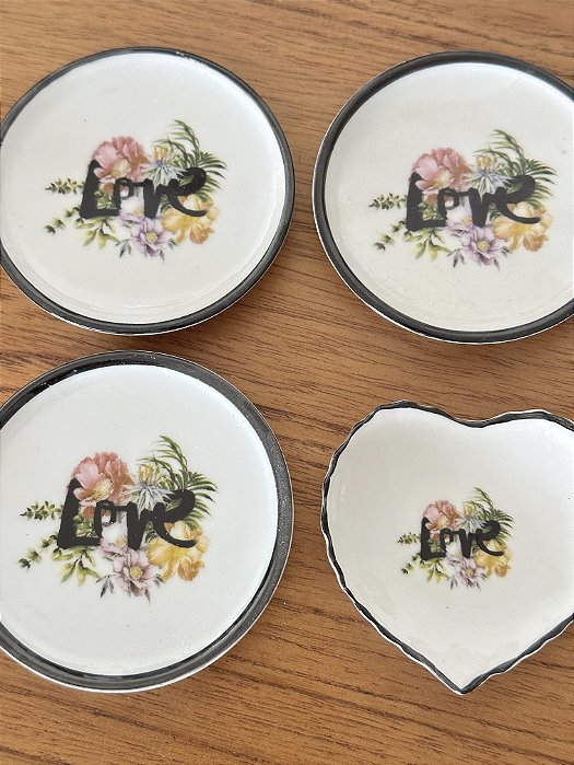 Pratinho Porta Joias • Kit Love