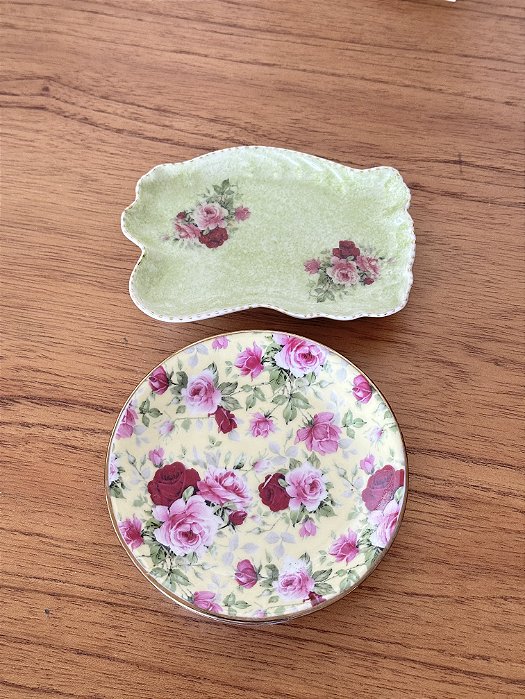 Pratinho Porta Joias • kit Pink Flowers