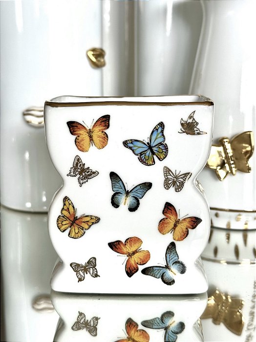 Vaso Atena Borboletas