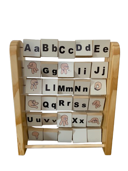 Ábaco Letras em Libras