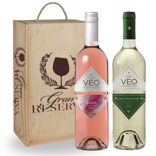 Kit Veo Superior Rosé + Sauvignon Blanc (na caixa)