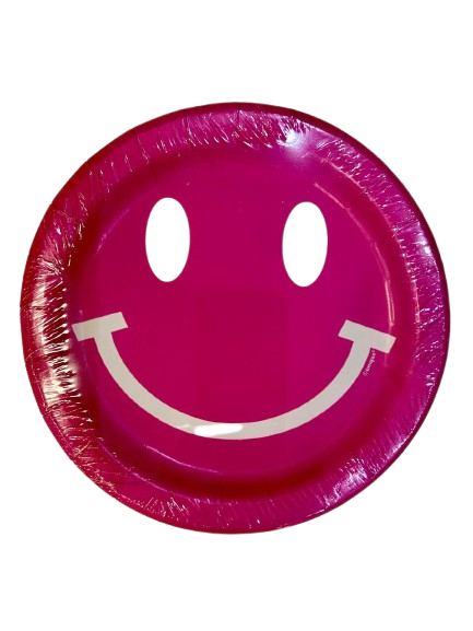 Prato importado Smile rosa pink