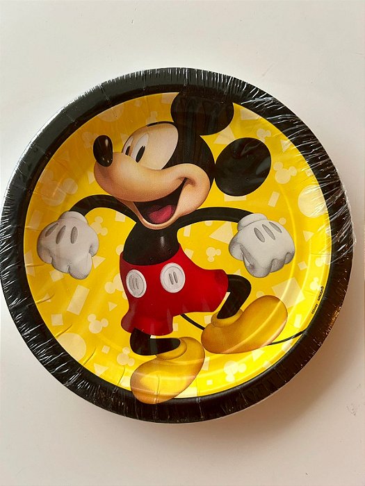 Pratos Temáticos com 18cm Mickey
