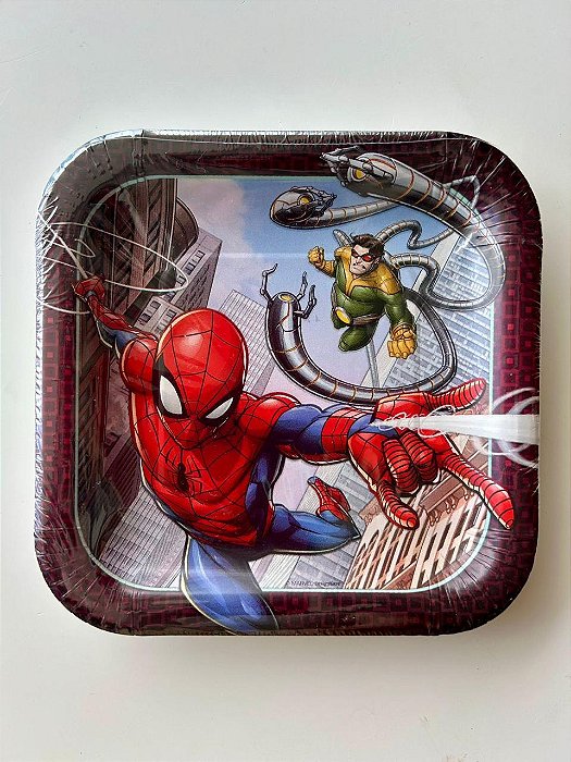 Prato Homem Aranha 30cm