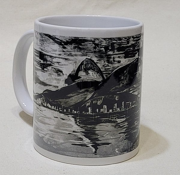 Caneca Pão de Açúcar Preto e Branco