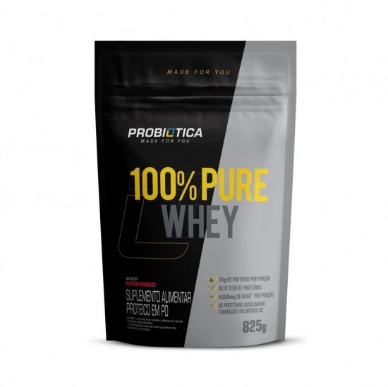 100% Pure Whey Refil (825g) Probiótica