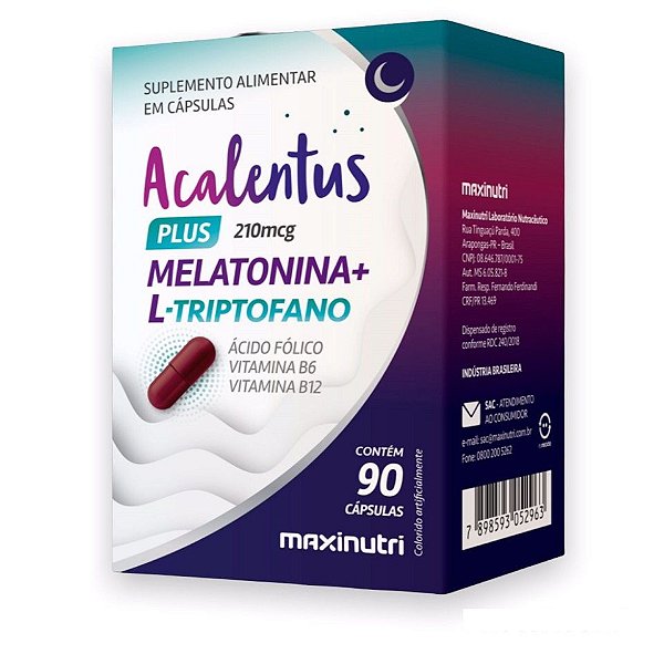 ACALENTUS MELATONINA + L-TRIPTOFANO (90 CAPS)