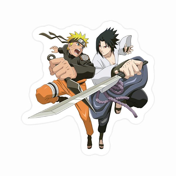 Naruto vs Sasuke Sticker