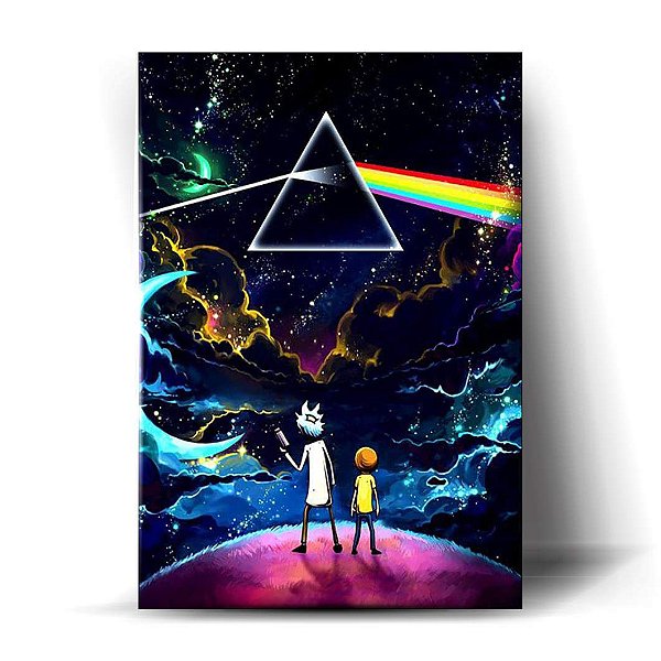 Rick and Morty Pink Floyd Art