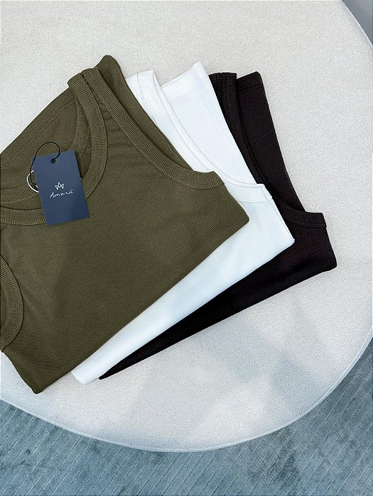 Blusa Básica Canelada