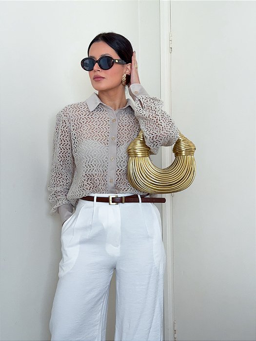Camisa Crochet Punta Cana