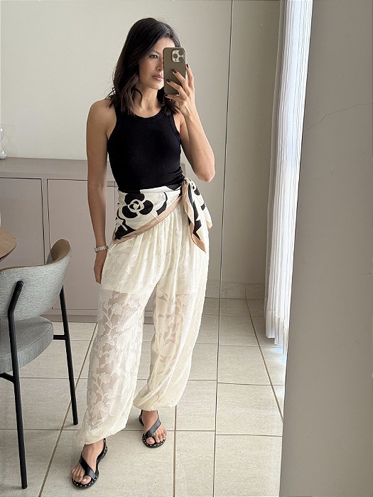Calça Aladim Devore