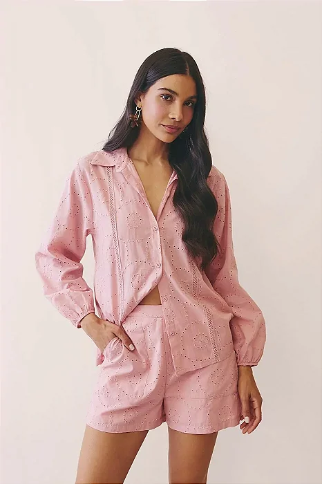 Camisa Laise com Aviamento