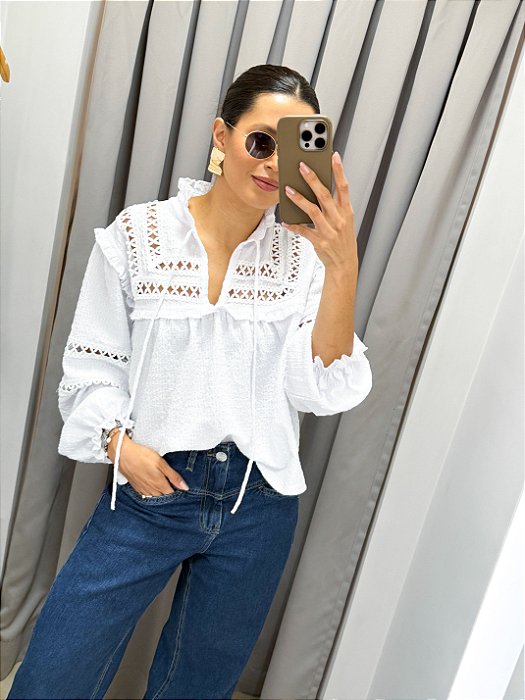 Blusa Ondule Com Renda