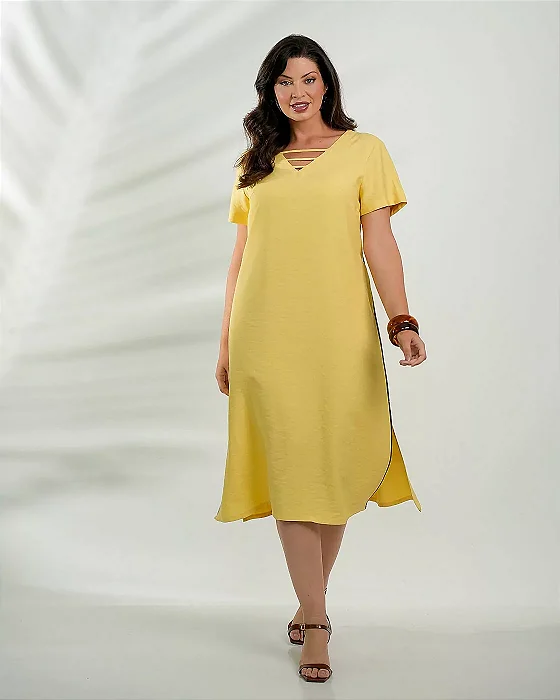 Vestido Midi Detalhe